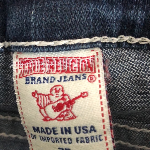 True Religion medium to Dark wash Denim Jeans-Becky - Picture 2 of 6